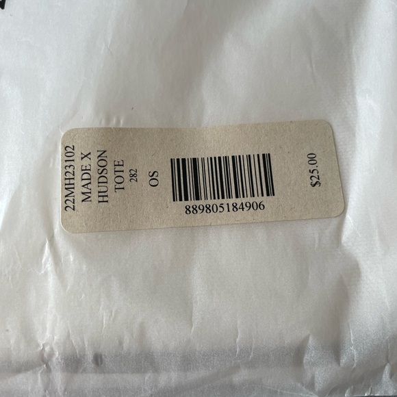 NWT, Mara Hoffman MADE X Hudson canvas shopping tote bag - Picture 4 of 5